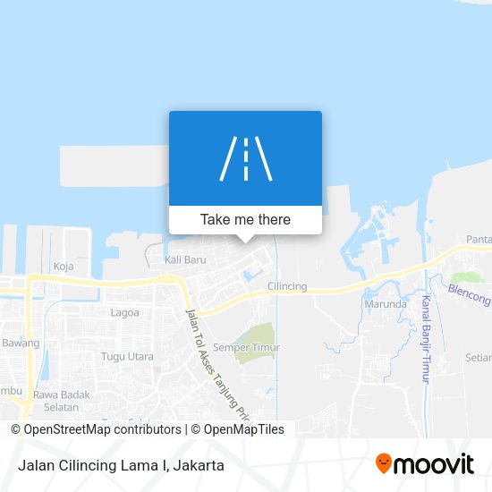 Jalan Cilincing Lama I map