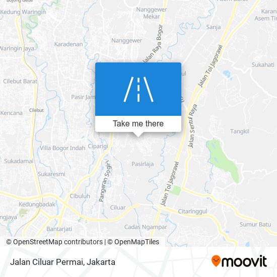 Jalan Ciluar Permai map