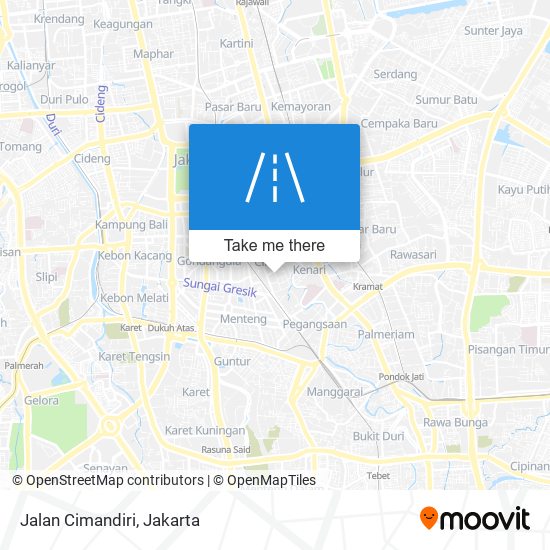 Jalan Cimandiri map