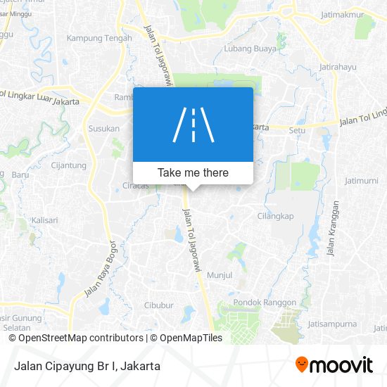 Jalan Cipayung Br I map