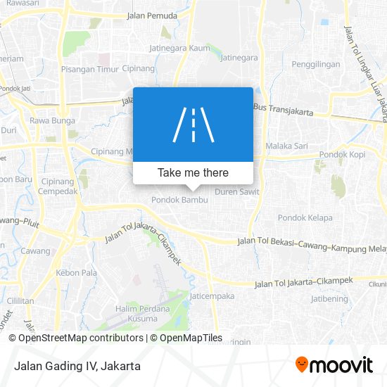 Jalan Gading IV map