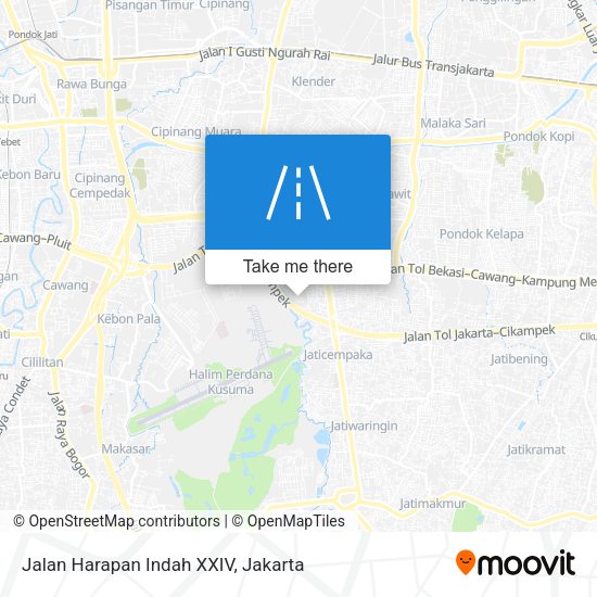 Jalan Harapan Indah XXIV map