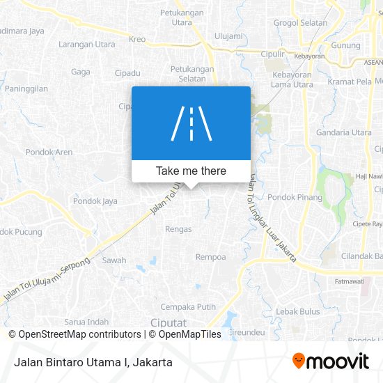 Jalan Bintaro Utama I map