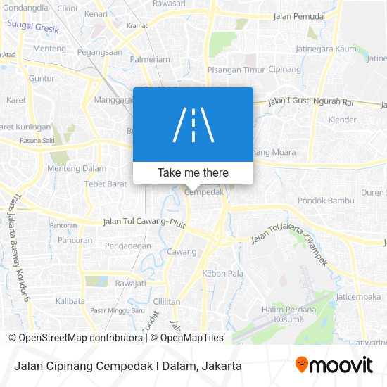 Jalan Cipinang Cempedak I Dalam map