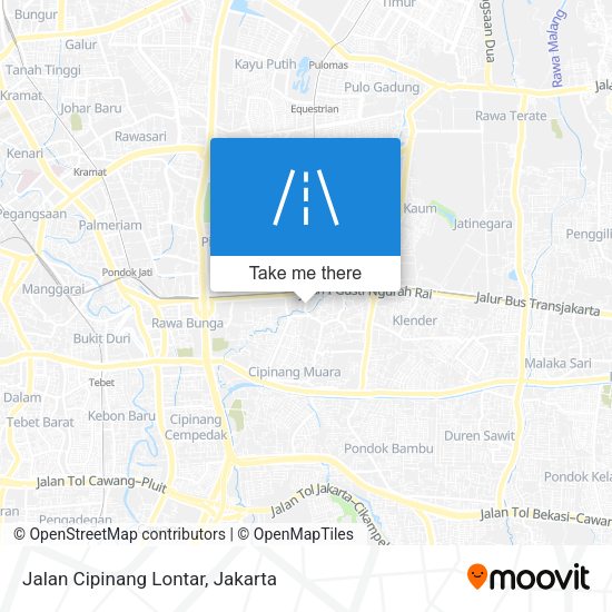 Jalan Cipinang Lontar map