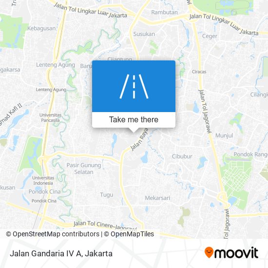 Jalan Gandaria IV A map