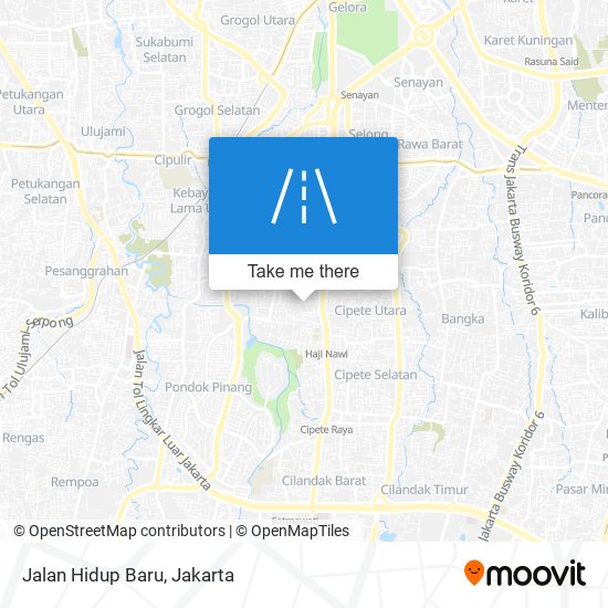 Jalan Hidup Baru map