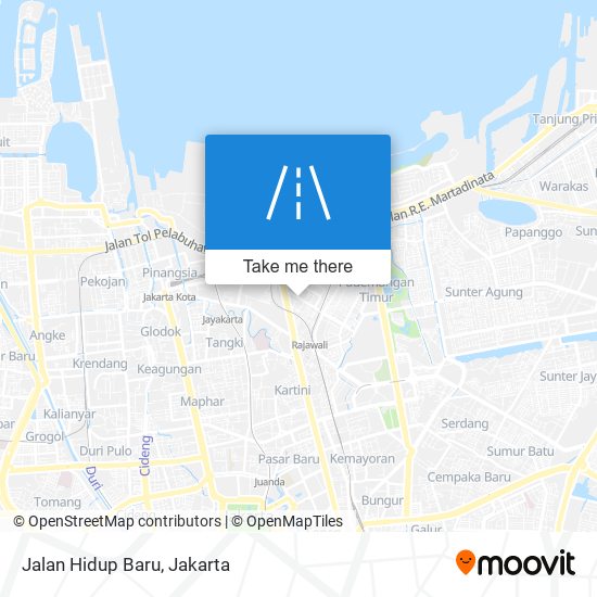 Jalan Hidup Baru map