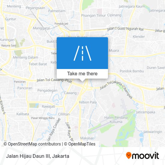 Jalan Hijau Daun III map
