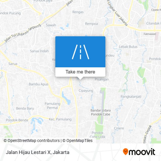 Jalan Hijau Lestari X map