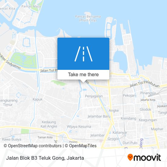 Jalan Blok B3 Teluk Gong map