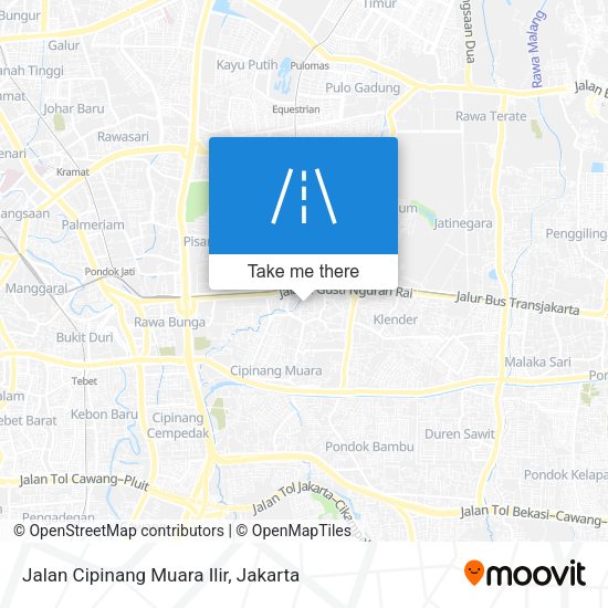 Jalan Cipinang Muara Ilir map