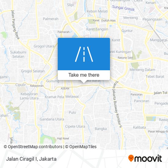 Jalan Ciragil I map