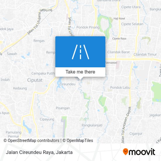Jalan Cireundeu Raya map