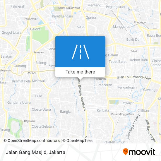 Jalan Gang Masjid map