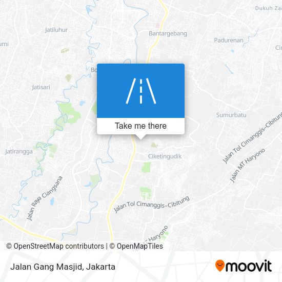 Jalan Gang Masjid map