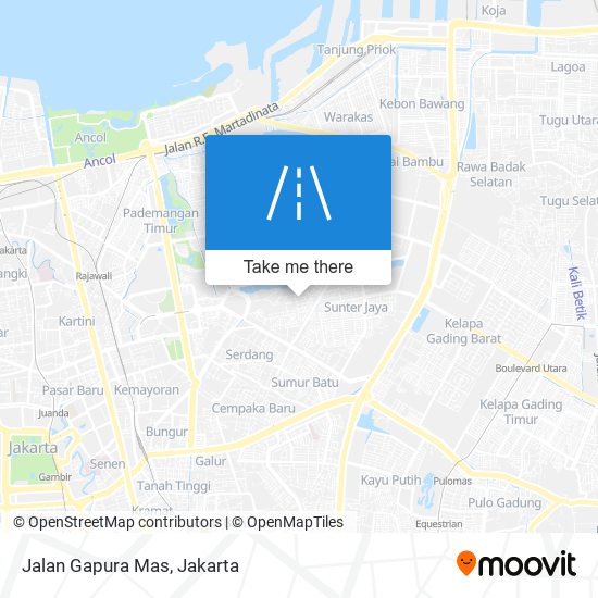 Jalan Gapura Mas map