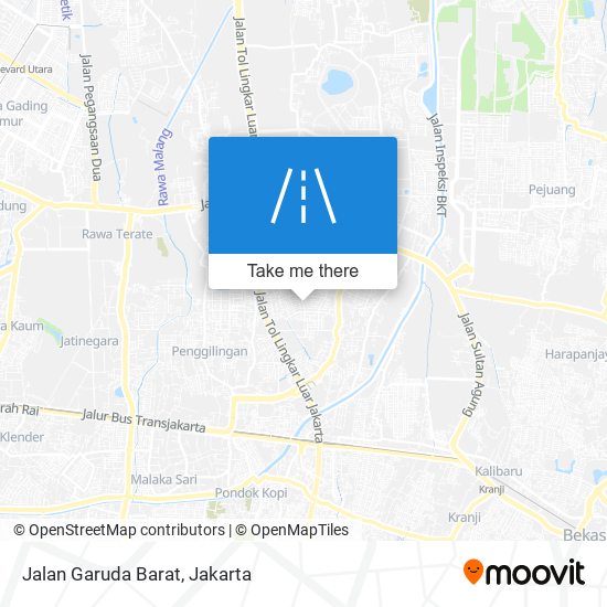 Jalan Garuda Barat map