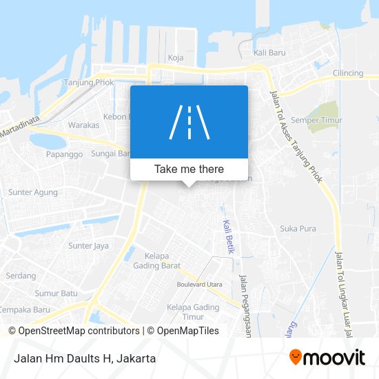 Jalan Hm Daults H map