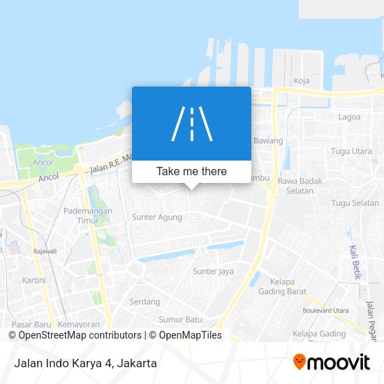 Jalan Indo Karya 4 map