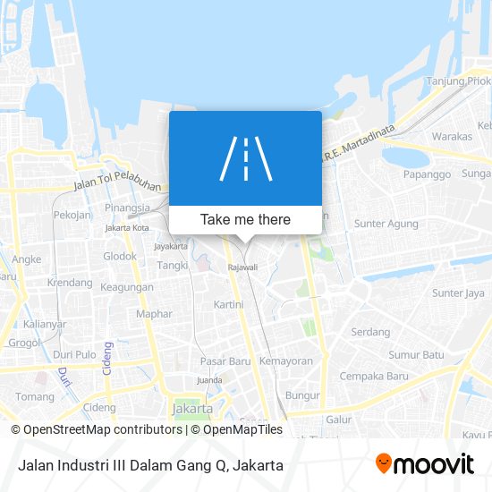 Jalan Industri III Dalam Gang Q map