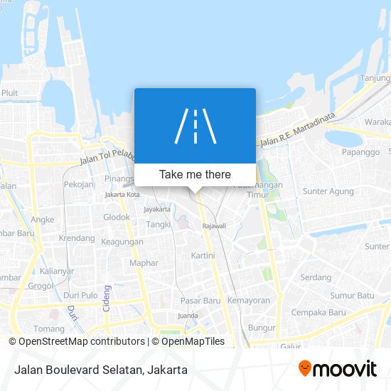 Jalan Boulevard Selatan map