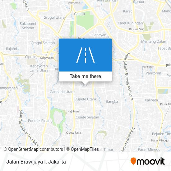 Jalan Brawijaya I map