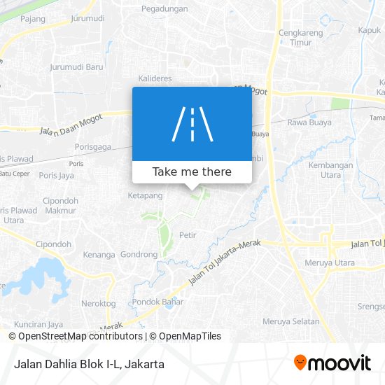 Jalan Dahlia Blok I-L map