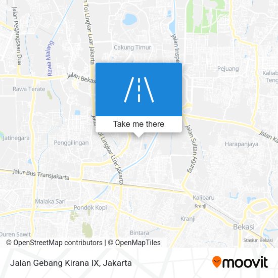 Jalan Gebang Kirana IX map