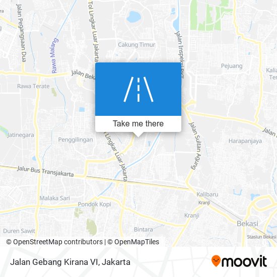 Jalan Gebang Kirana VI map