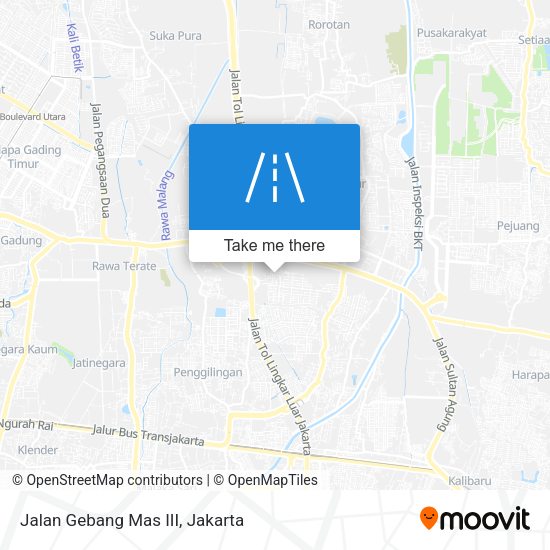 Jalan Gebang Mas III map