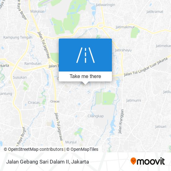 Jalan Gebang Sari Dalam II map