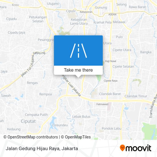 Jalan Gedung Hijau Raya map