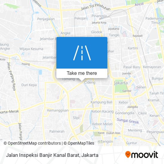 Jalan Inspeksi Banjir Kanal Barat map