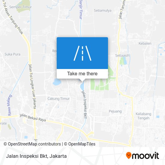 Jalan Inspeksi Bkt map