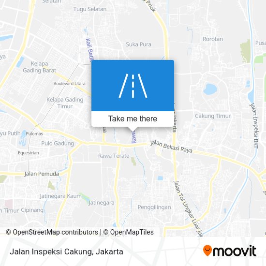 Jalan Inspeksi Cakung map