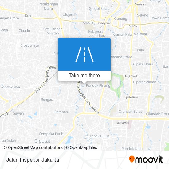 Jalan Inspeksi map