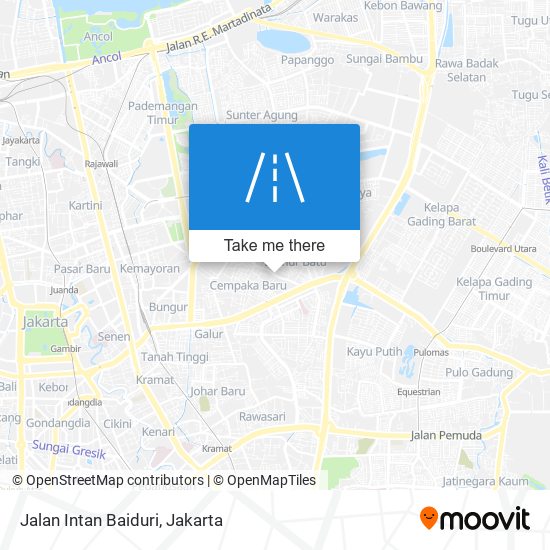 Jalan Intan Baiduri map