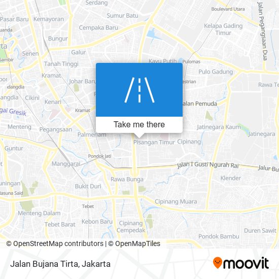 Jalan Bujana Tirta map