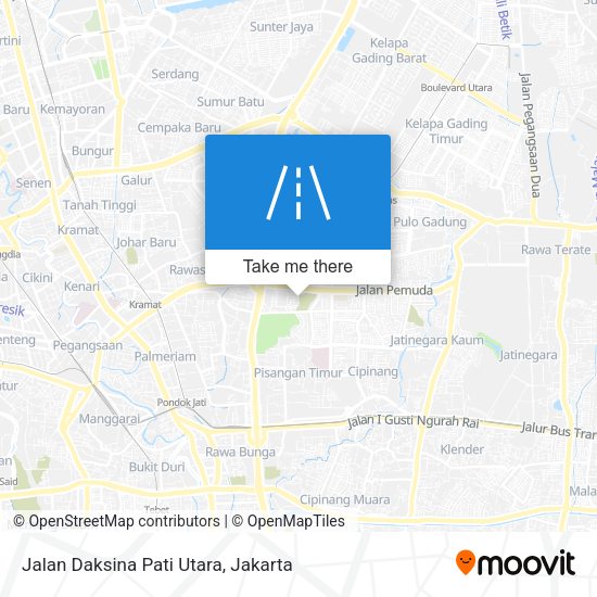 Jalan Daksina Pati Utara map