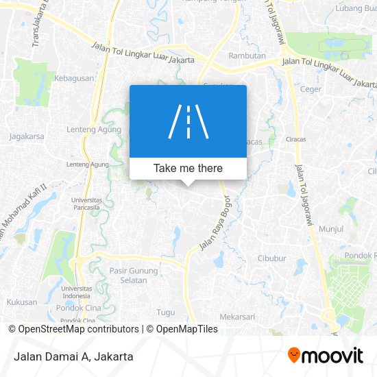 Jalan Damai A map