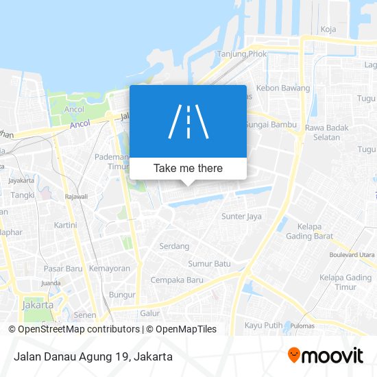 Jalan Danau Agung 19 map