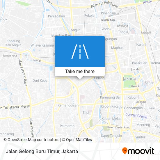 Jalan Gelong Baru Timur map