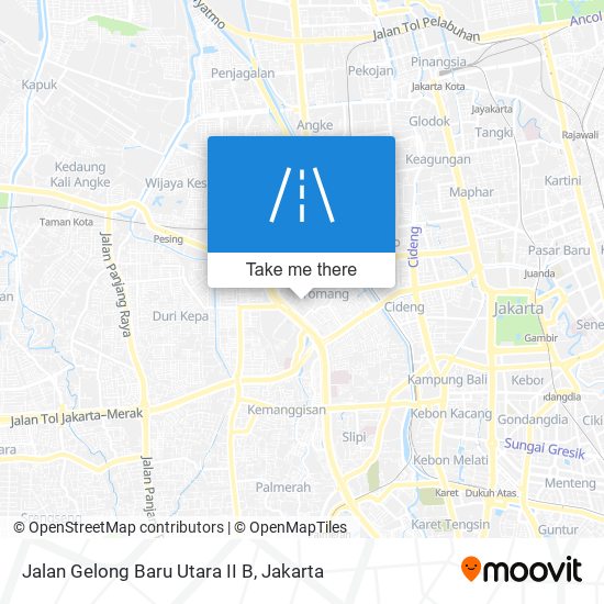 Jalan Gelong Baru Utara II B map