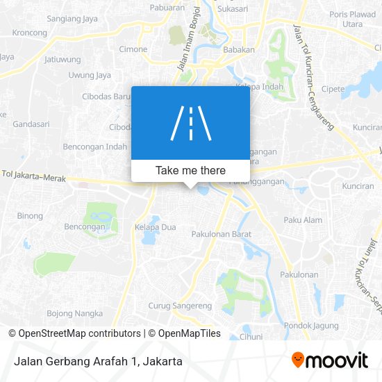 Jalan Gerbang Arafah 1 map