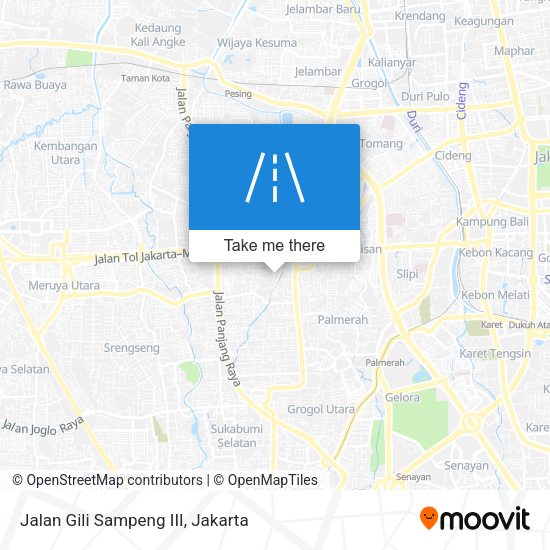 Jalan Gili Sampeng III map