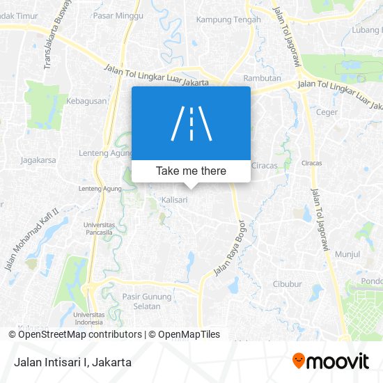 Jalan Intisari I map