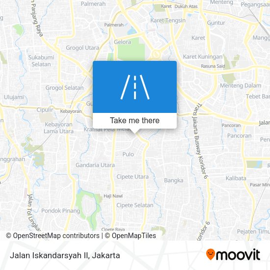 Jalan Iskandarsyah II map