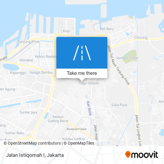 Jalan Istiqomah I map