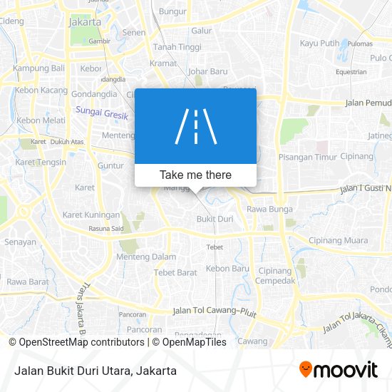 Jalan Bukit Duri Utara map